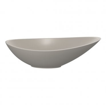 Pearl 564mm x 323mm 0TH Resin Washbowl - Latte