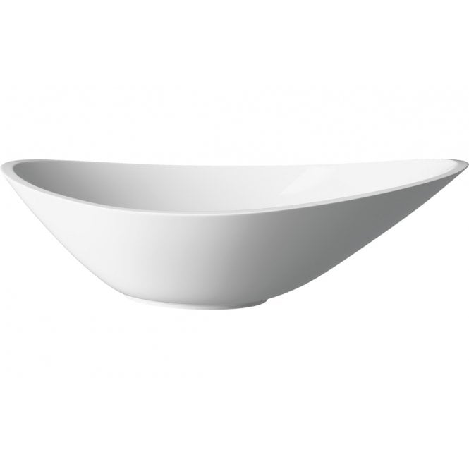 Dove Bathrooms Pearl 564x323mm 0TH Resin Washbowl - White