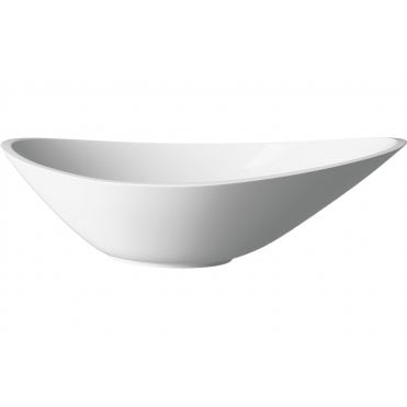 Pearl 564x323mm 0TH Resin Washbowl - White
