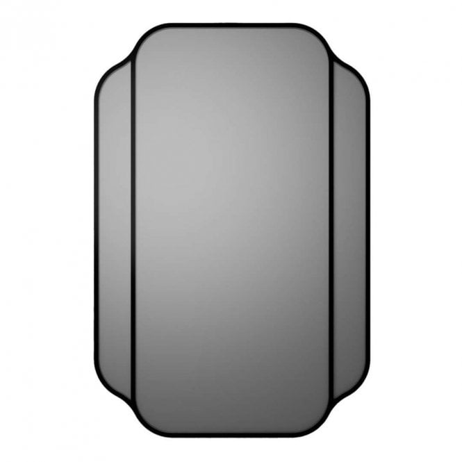 Dove Bathrooms Pure 600 x 900mm Black Iron Frame Rectangle Decorative Mirror