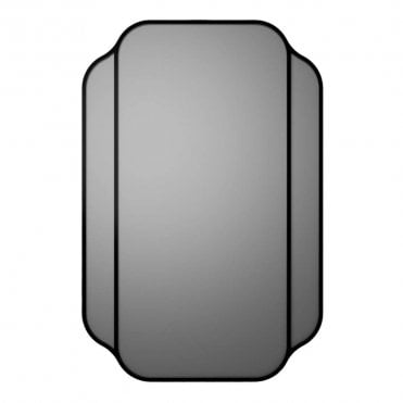 Pure 600 x 900mm Black Iron Frame Rectangle Decorative Mirror