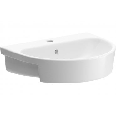 Quinn 555x435mm 1TH Semi Recessed Basin