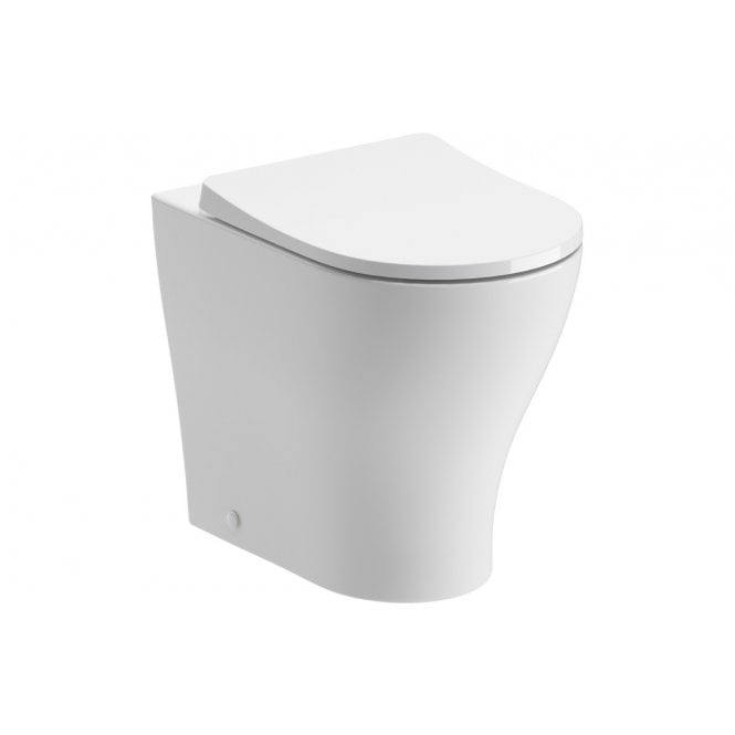 Dove Bathrooms Quinn Rimless Back To Wall WC & Soft Close Seat