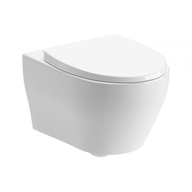 Dove Bathrooms Quinn Rimless Wall Hung WC & Soft Close Seat