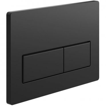 Rectangle Push Button Flush plate - Black