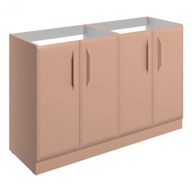 Dove Bathrooms Refresh 1200mm Matt Apricot Countertop Vanity Unit - No Top