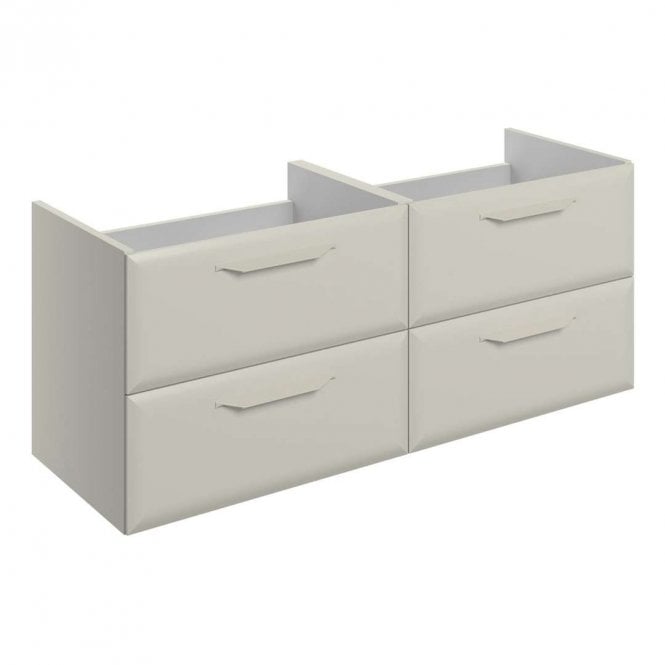 Dove Bathrooms Refresh 1200mm Matt Latte Wall Hung Countertop Vanity Unit - No Top