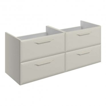 Refresh 1200mm Matt Latte Wall Hung Countertop Vanity Unit - No Top