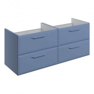 Refresh 1200mm Matt Misty Blue Wall Hung Countertop Vanity Unit - No Top
