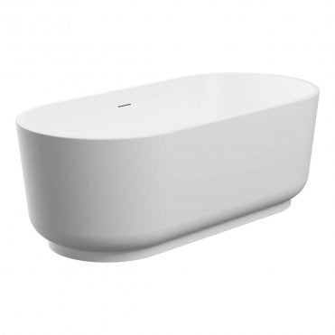 Refresh 1685mm x 800mm Matt White Freestanding Double Ended  Bath