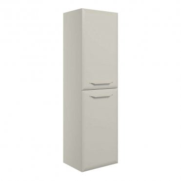 Refresh 400mm Matt Latte Wall Hung 2 Door Midi Storage Unit