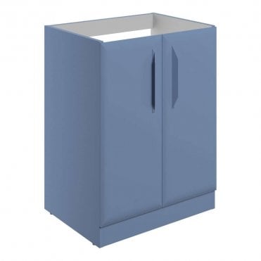 Refresh 600mm Matt Misty Blue Countertop Vanity Unit - No Top