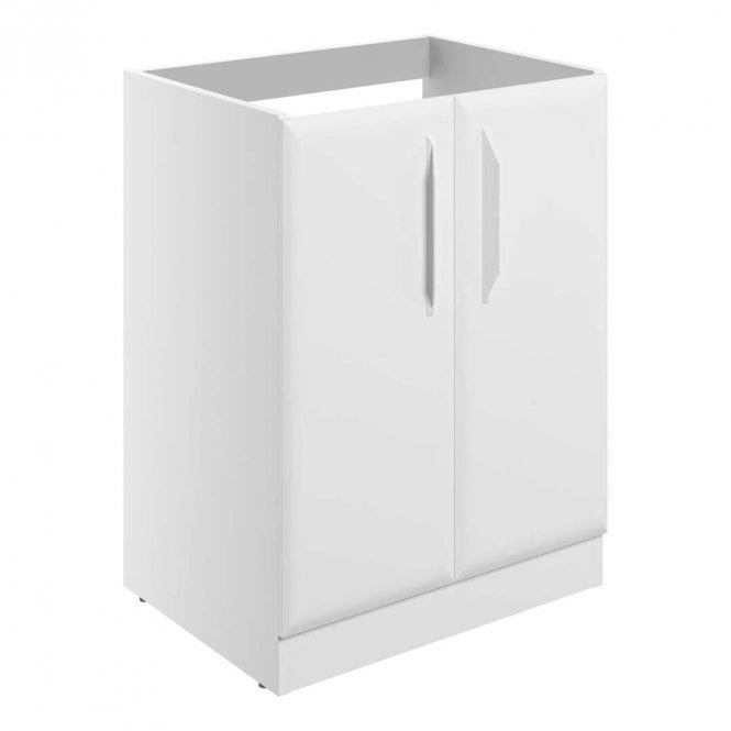 Dove Bathrooms Refresh 600mm Matt White Countertop Vanity Unit - No Top