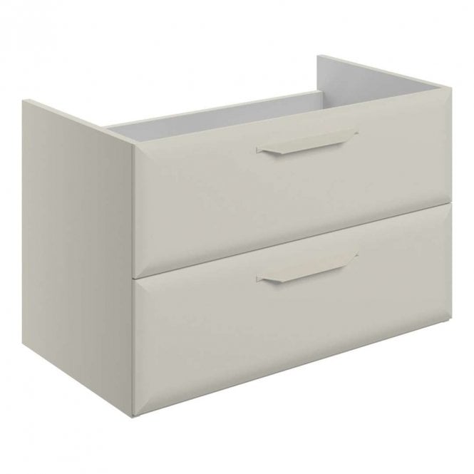 Dove Bathrooms Refresh 795mm Matt Latte Wall Hung Countertop Vanity Unit - No Top