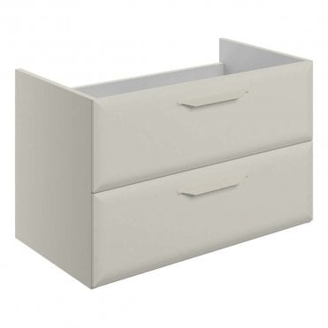 Refresh 795mm Matt Latte Wall Hung Countertop Vanity Unit - No Top