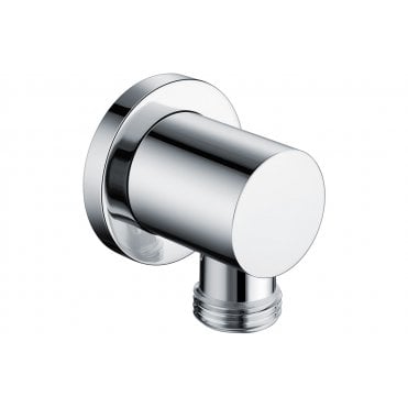 Round Shower Wall Outlet Elbow - Chrome