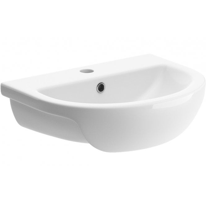 Dove Bathrooms Savannah 500x390mm 1TH Semi Recessed Basin