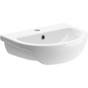Savannah 500x390mm 1TH Semi Recessed Basin