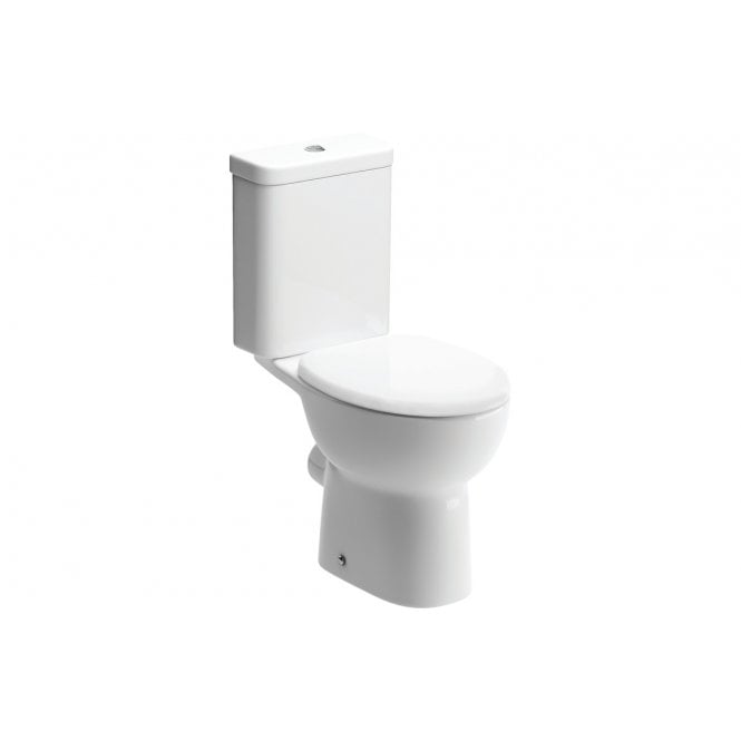 Dove Bathrooms Savannah Close Coupled Open Back WC & Soft Close Seat