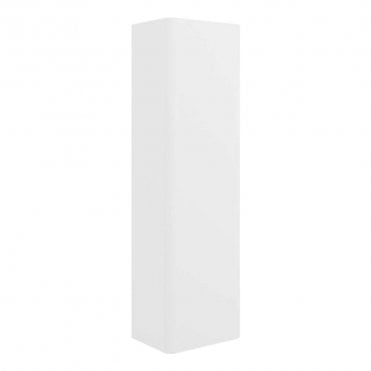Serena 350mm Wall Hung 1 Door Tall Storage Unit - Matt White