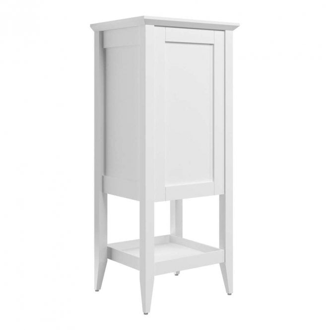 Dove Bathrooms Serene 470mm 1 Door Traditional Midi Storage Unit - Matt White