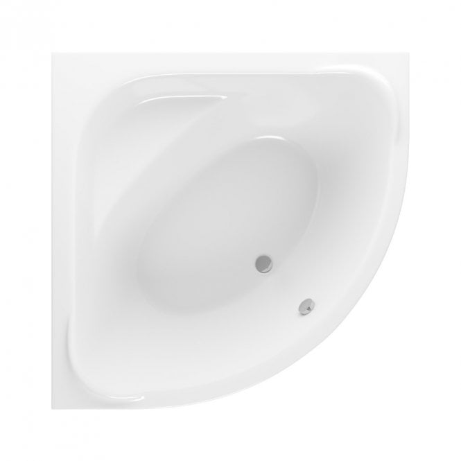 Dove Bathrooms Serene Standard 1350mm x 1350mm 0TH Corner Bath with Legs