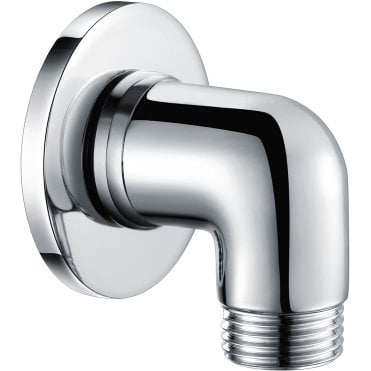 Shore Traditional Wall Outlet Elbow - Chrome