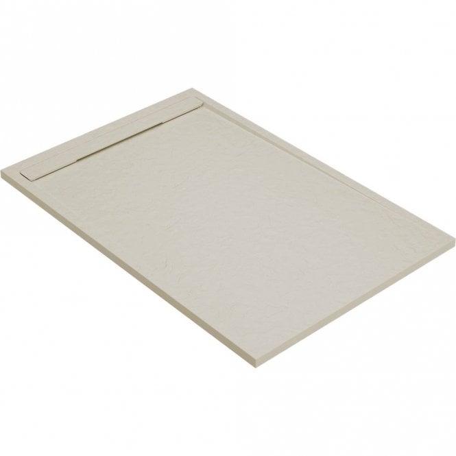 Dove Bathrooms Slate Latte 1200x800mm Rectangular Slim 30mm Shower Tray & Hidden Waste