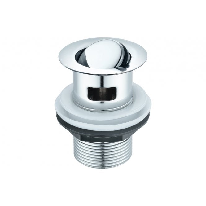 Dove Bathrooms Slotted Flip Plug Basin Waste - Chrome