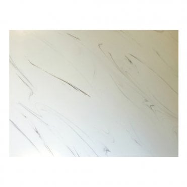 Solid Slim Surface 1220mm x 330mm x 12mm Worktop - Calcatta Marble