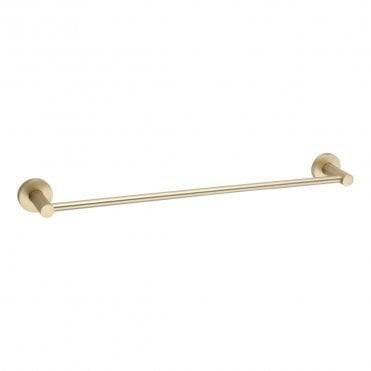 Sphere 550mm Brushed Brass Towel Rail