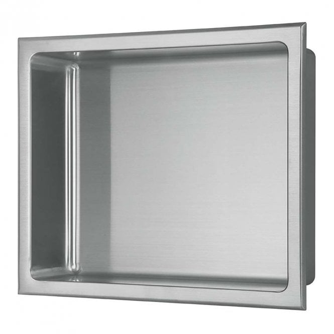 Dove Bathrooms Stainless Steel 305mm x 360mm x 102mm Rectangular Integrated Niche