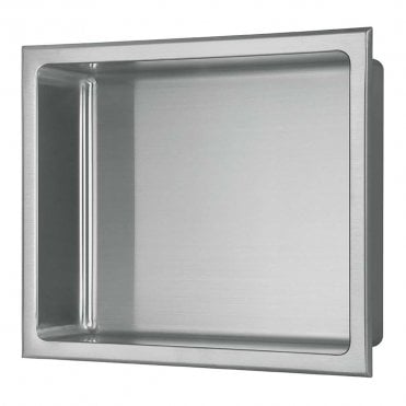Stainless Steel 305mm x 360mm x 102mm Rectangular Integrated Niche