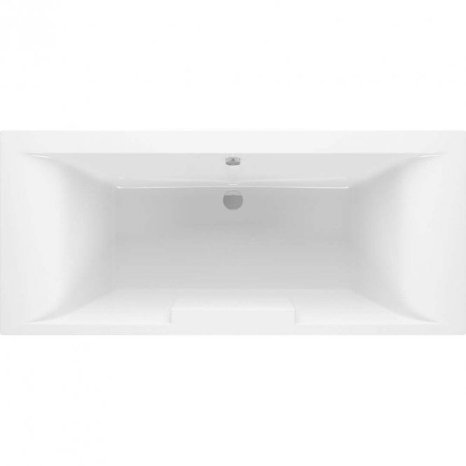 Dove Bathrooms Stella Deluxe 1700mm x 750mm 0TH Square Double Ended Bath with Legs