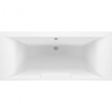 Stella Deluxe 1700mm x 750mm 0TH Square Double Ended Bath with Legs