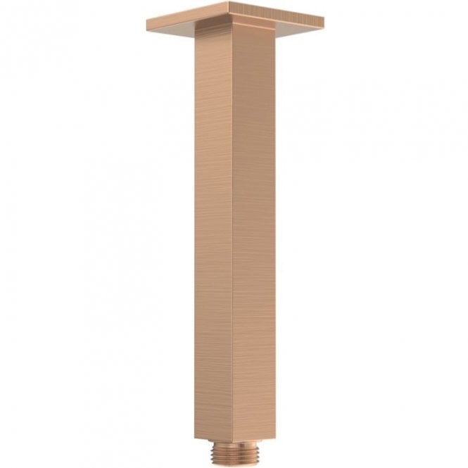 Dove Bathrooms Storm 180mm Square Ceiling Arm - Brushed Bronze