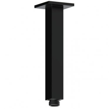 Storm 180mm Square Ceiling Arm - Matt Black