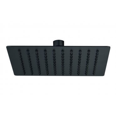 Storm 200mm Square Ultraslim Shower Head - Matt Black
