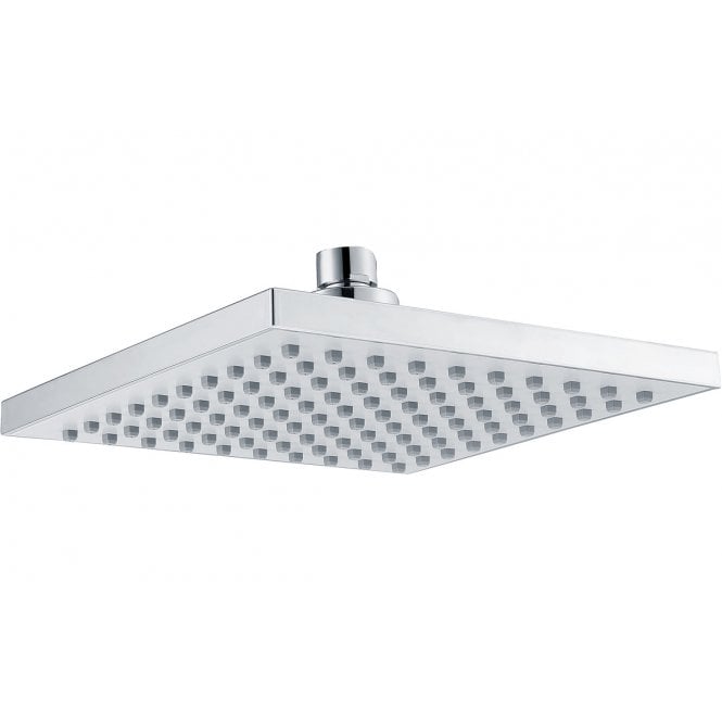 Dove Bathrooms Storm 250mm Square Ultraslim Shower Head - Stainless Steel