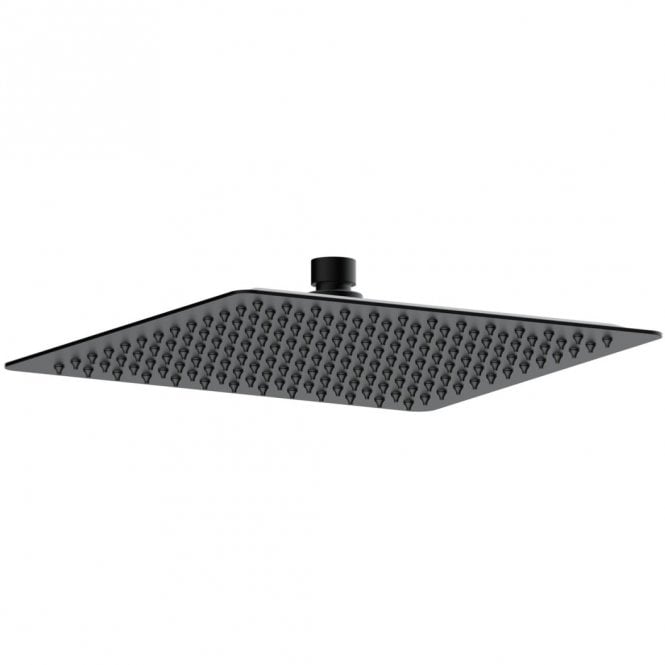Dove Bathrooms Storm 250mm Square Ultraslim Showerhead - Matt Black