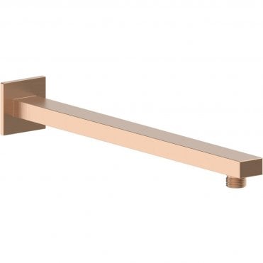 Storm 350mm Square Shower Arm - Brushed Bronze