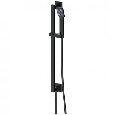 Storm Square Riser Rail Kit w/Elbow & 3 Mode Handset - Matt Black