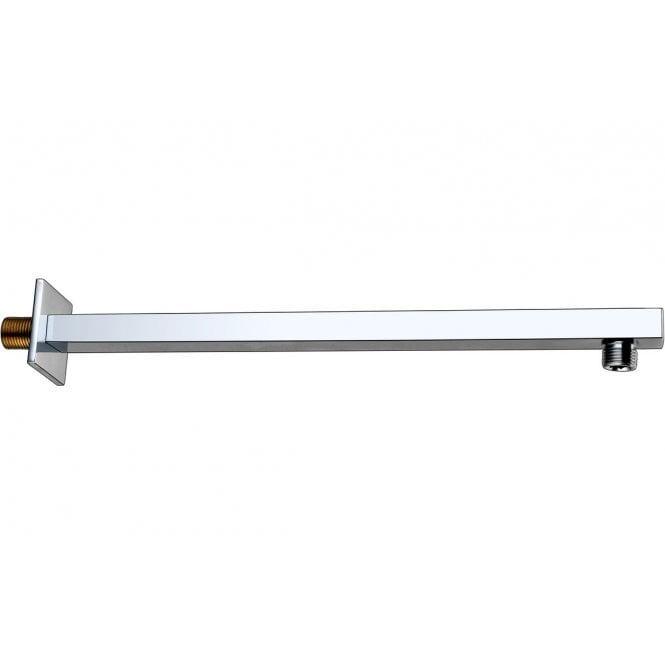 Dove Bathrooms Storm Square Wall Mounted Shower Arm 350mm - Chrome