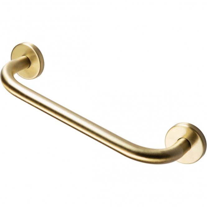 Dove Bathrooms Straight 34cm Grab Rail - Brushed Brass