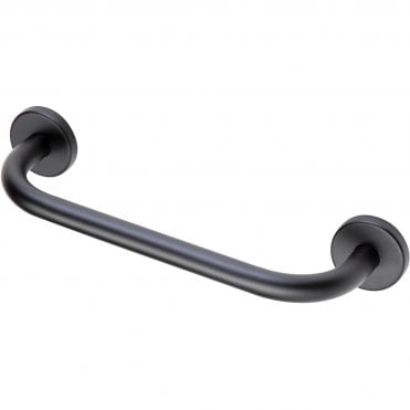 Straight 34cm Grab Rail - Matt Black