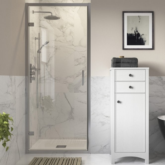 Dove Bathrooms Thea 900mm Hinged Door - Chrome