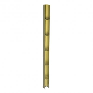 Thea Brushed Brass Wetroom Storage Shelves