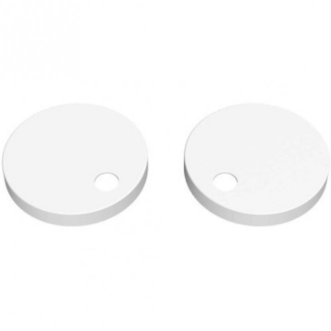 Dove Bathrooms Toilet Seat Cover Caps - White