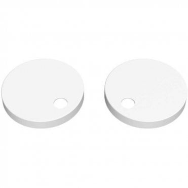 Toilet Seat Cover Caps - White