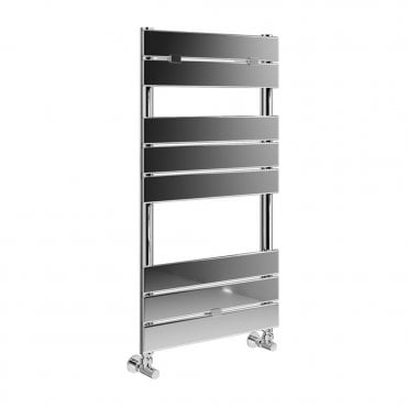 Tokyo Chrome Square Flat Panel Ladder Radiator